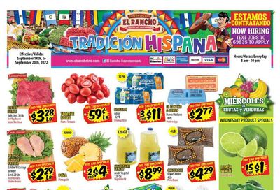 El Rancho (TX) Weekly Ad Flyer Specials September 14 to September 20, 2022