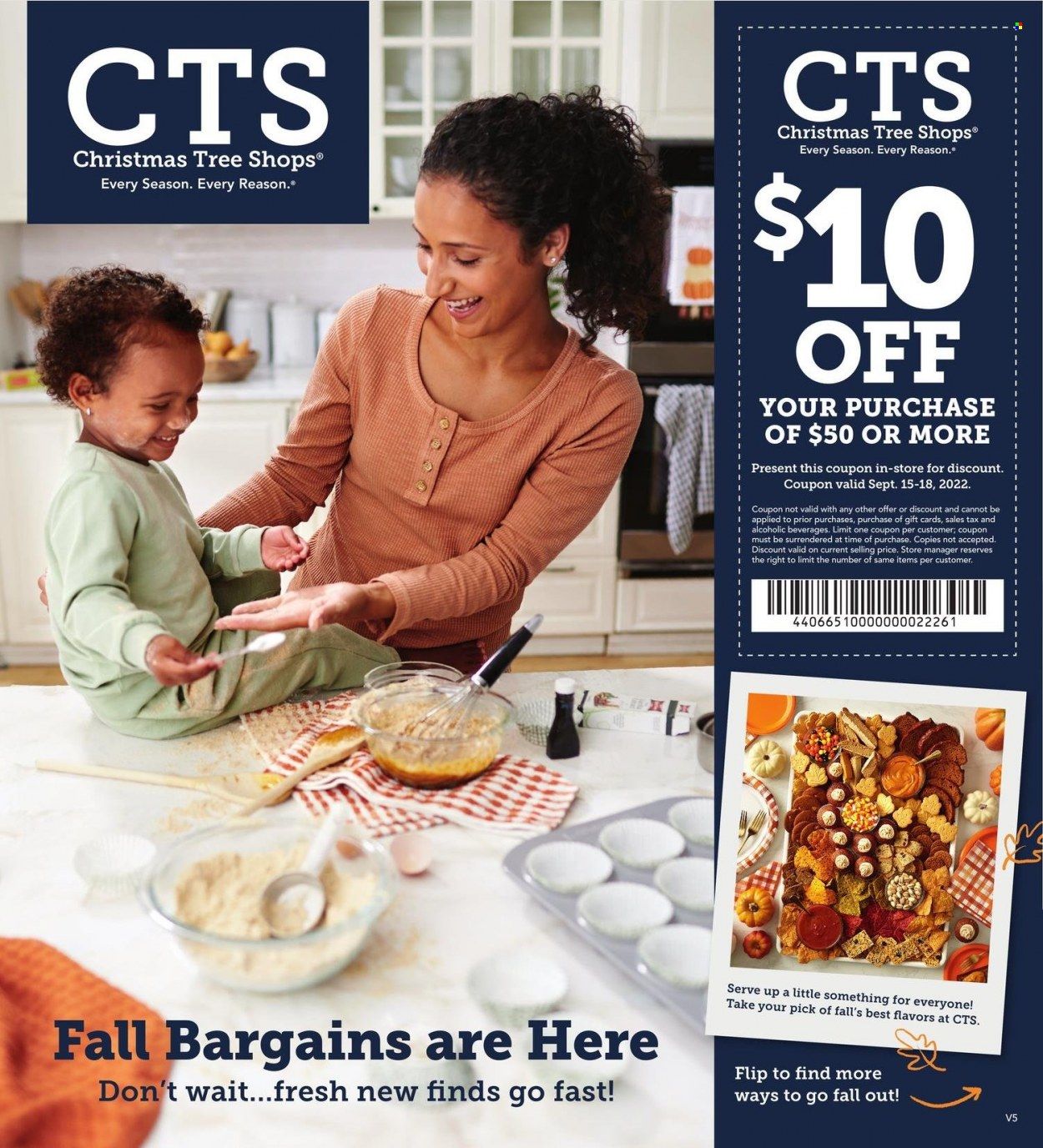 Christmas Tree Shops Weekly Ad Flyer Specials September 15 to September 25, 2022