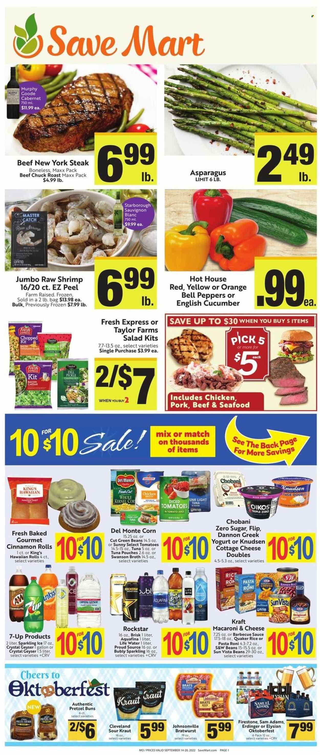 Save Mart (CA, NV) Weekly Ad Flyer Specials September 14 to September 20, 2022