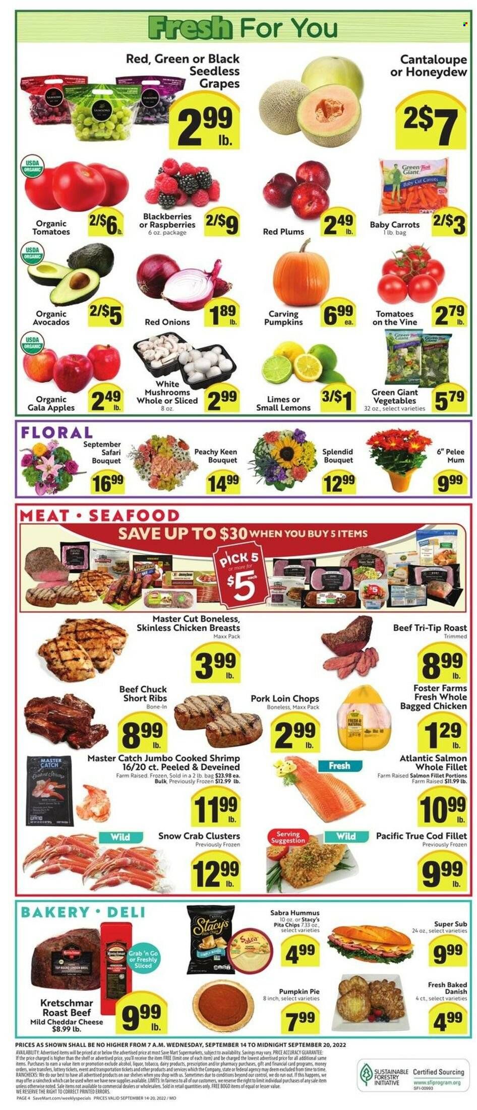 Save Mart (CA, NV) Weekly Ad Flyer Specials September 14 to September 20, 2022
