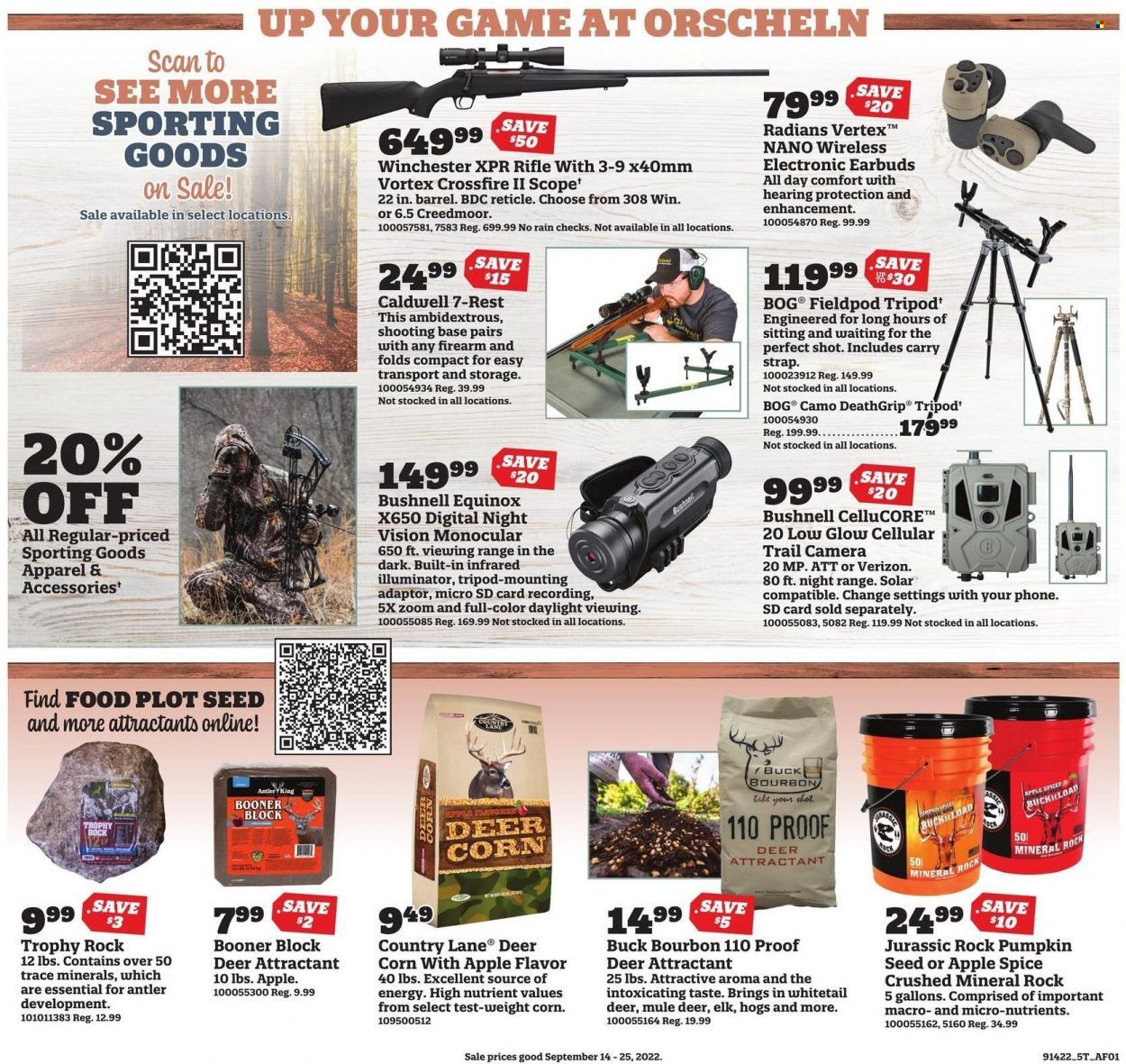 Orscheln Farm and Home (IA, IN, KS, MO, NE, OK) Weekly Ad Flyer Specials September 14 to September 25, 2022