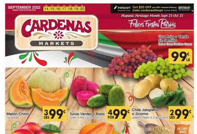 Cardenas (CA, NV) Weekly Ad Flyer Specials September 14 to September 20, 2022