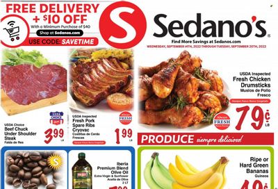 Sedano's (FL) Weekly Ad Flyer Specials September 14 to September 20, 2022