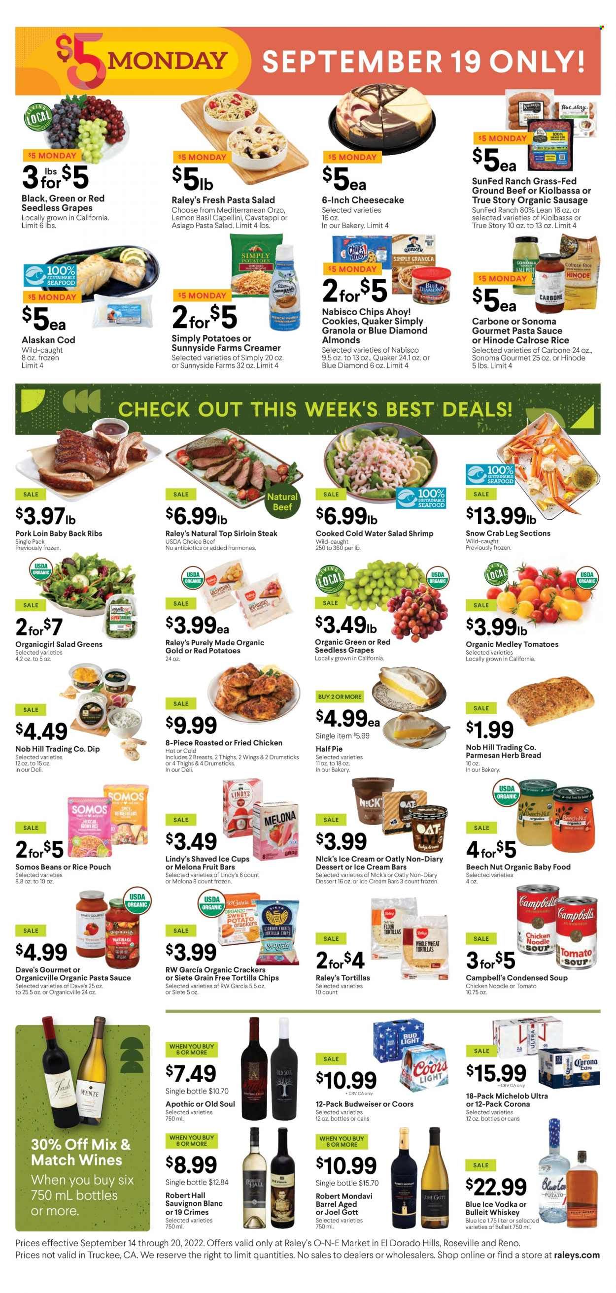 Raley's (CA, NV) Weekly Ad Flyer Specials September 14 to September 20, 2022