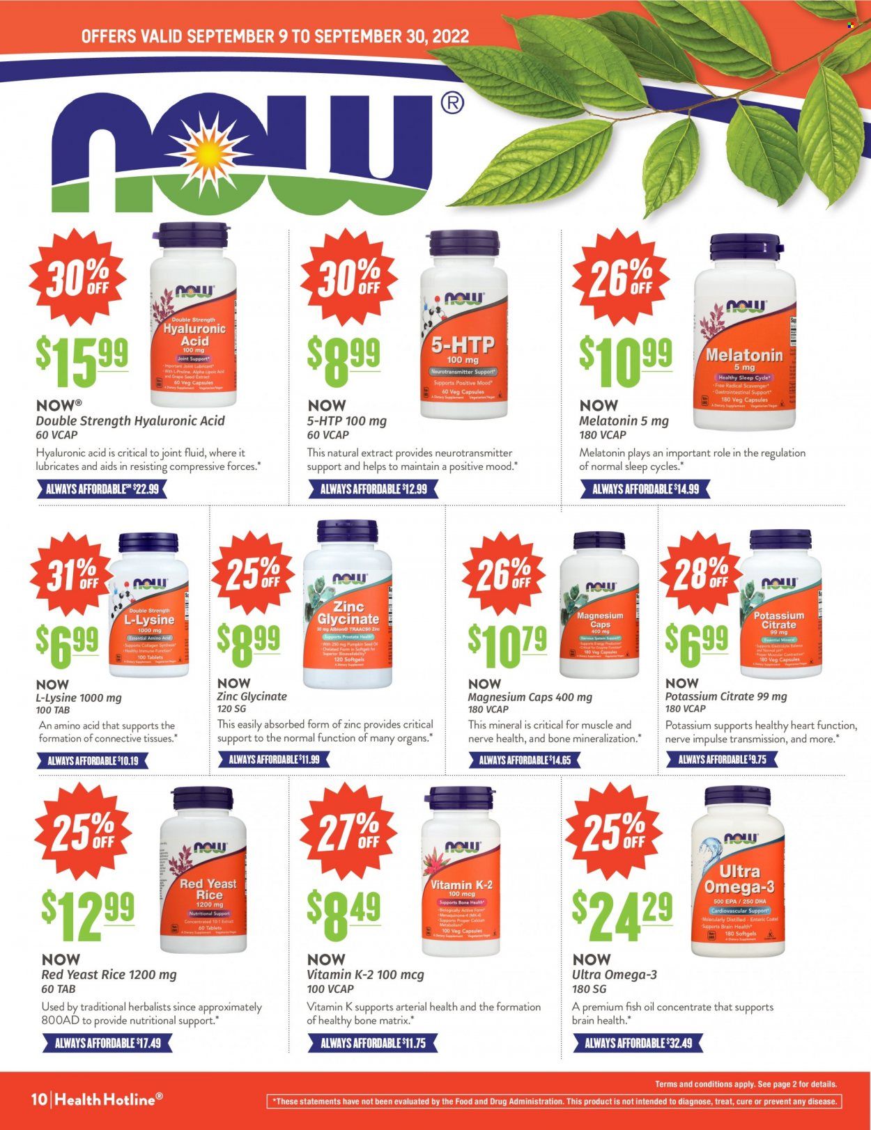 Natural Grocers Weekly Ad Flyer Specials September 9 to September 30, 2022