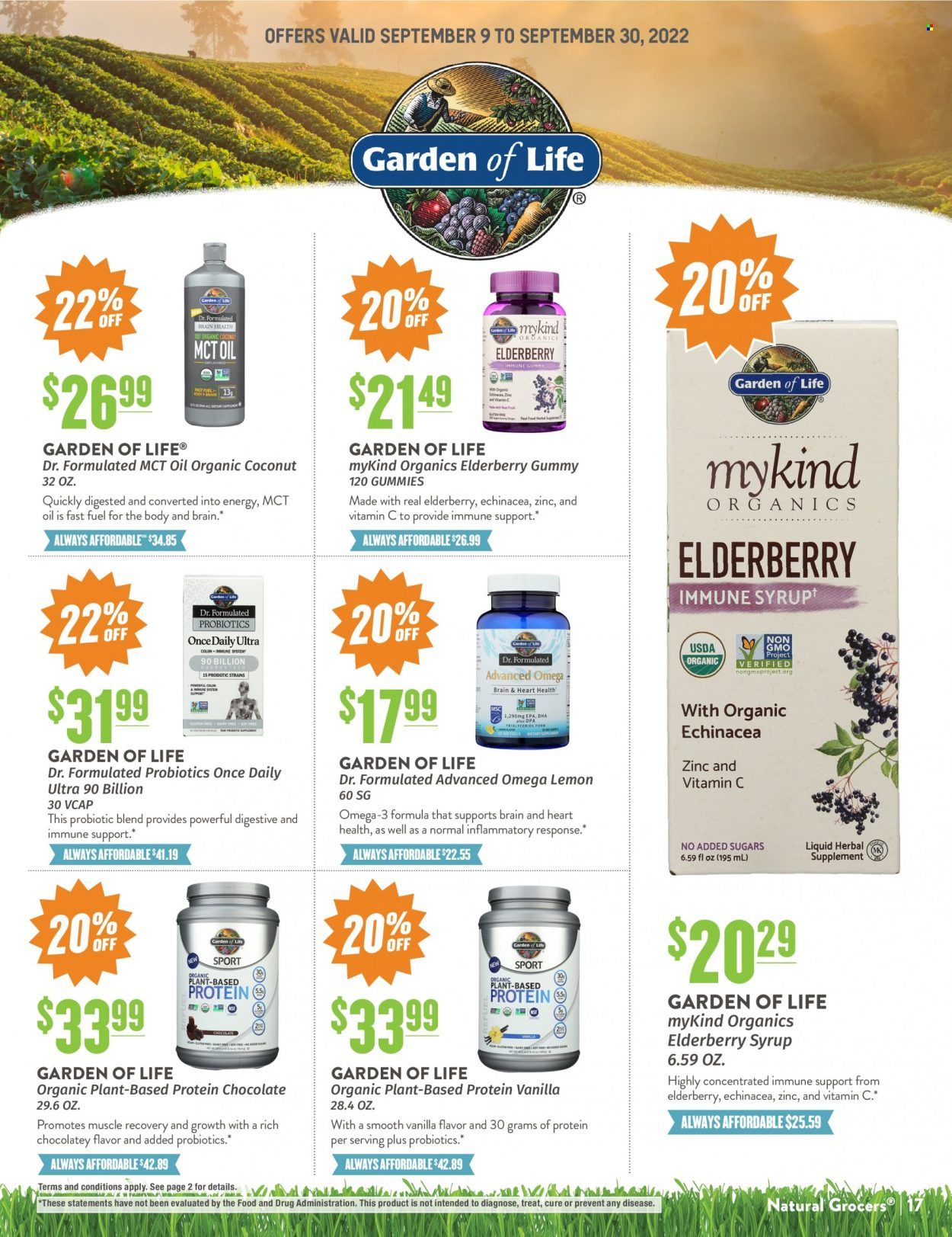 Natural Grocers Weekly Ad Flyer Specials September 9 to September 30, 2022