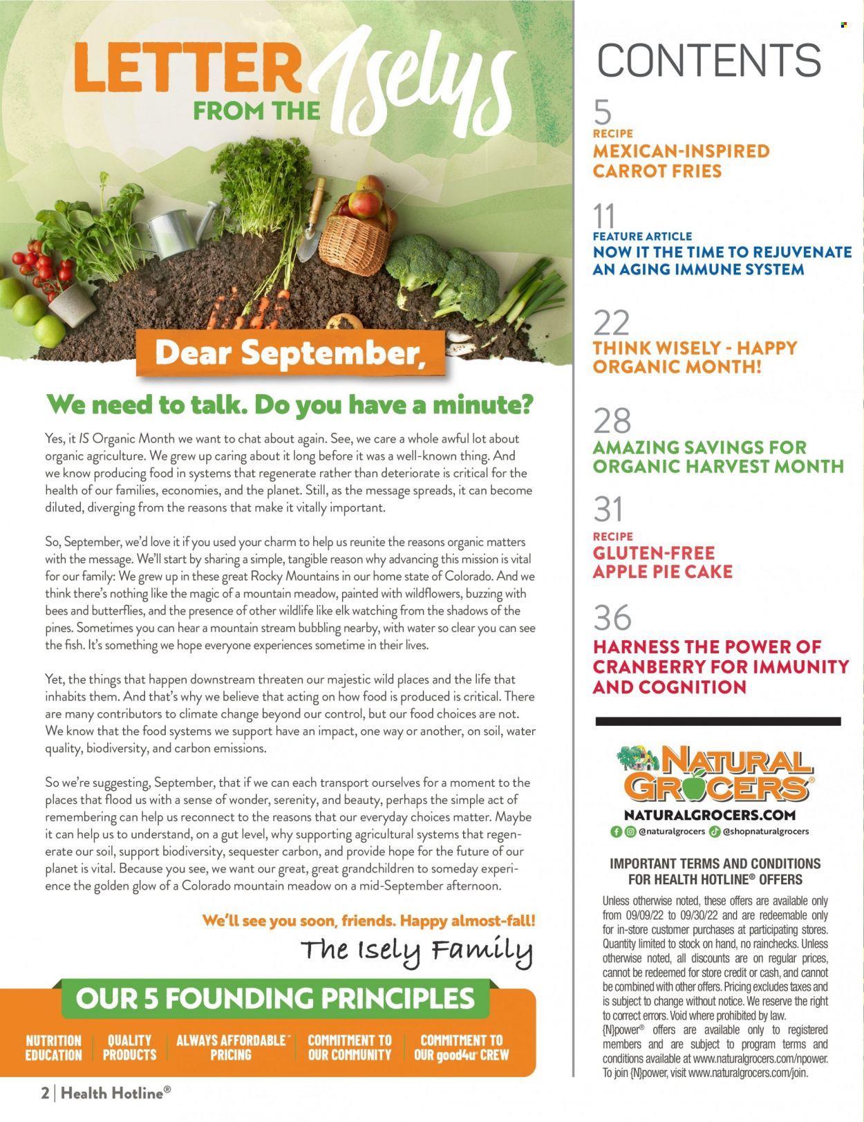 Natural Grocers Weekly Ad Flyer Specials September 9 to September 30, 2022