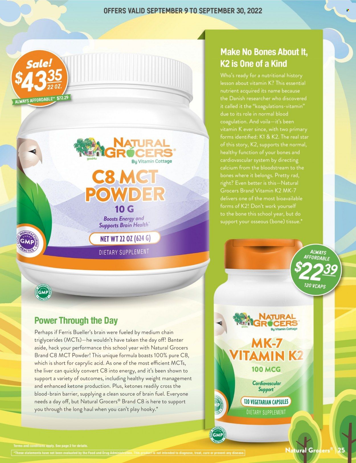 Natural Grocers Weekly Ad Flyer Specials September 9 to September 30, 2022