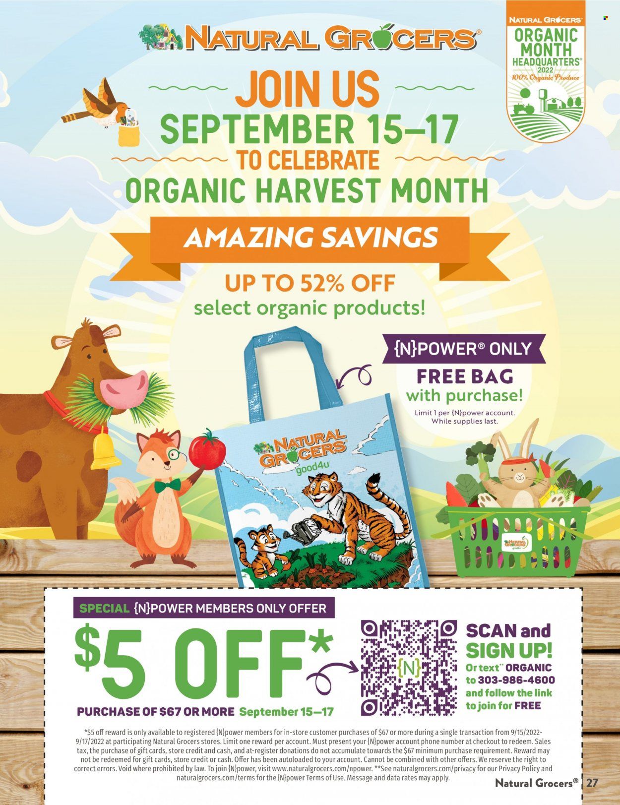 Natural Grocers Weekly Ad Flyer Specials September 9 to September 30, 2022