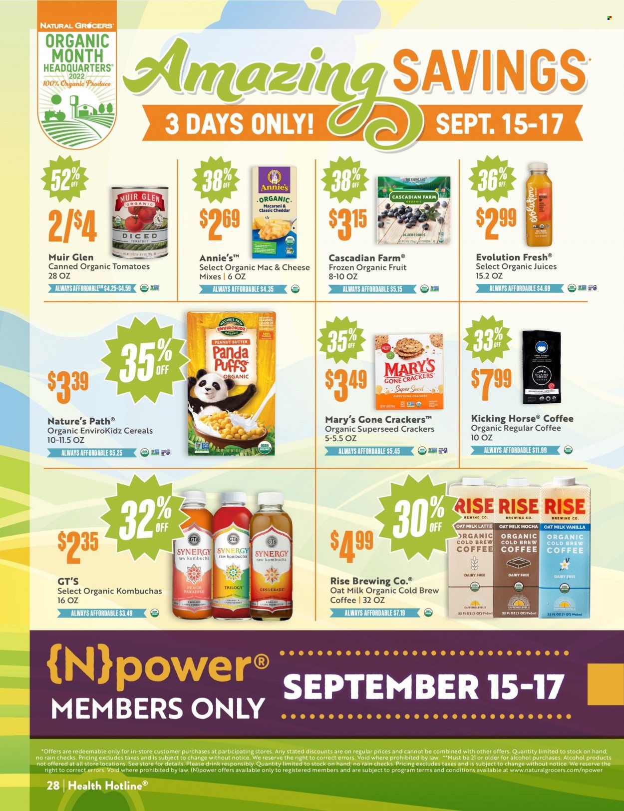 Natural Grocers Weekly Ad Flyer Specials September 9 to September 30, 2022