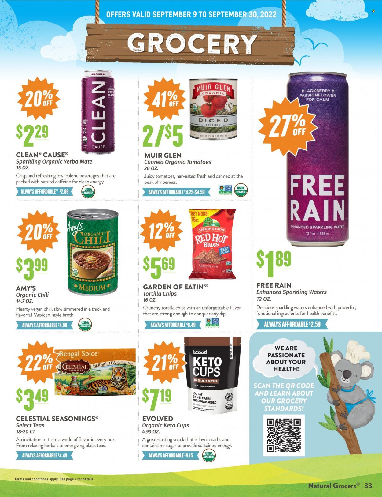 Natural Grocers Weekly Ad Flyer Specials September 9 to September 30, 2022