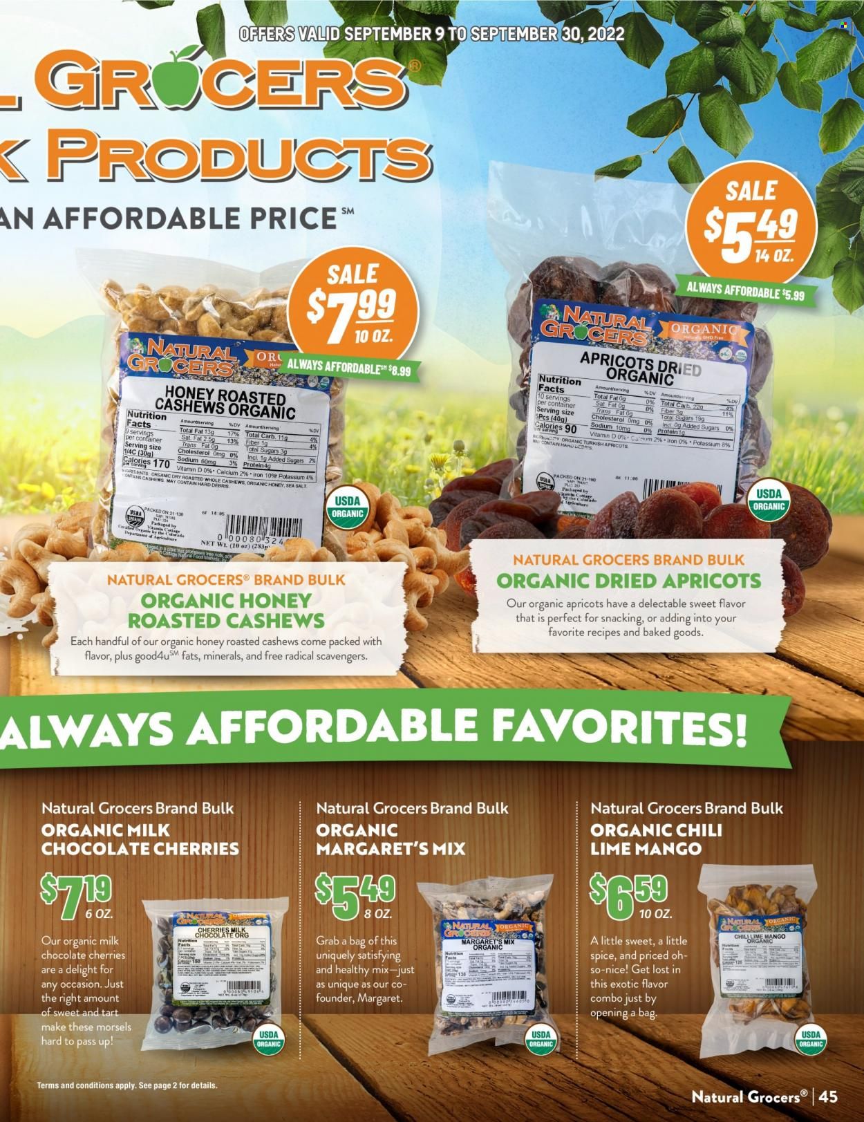 Natural Grocers Weekly Ad Flyer Specials September 9 to September 30, 2022