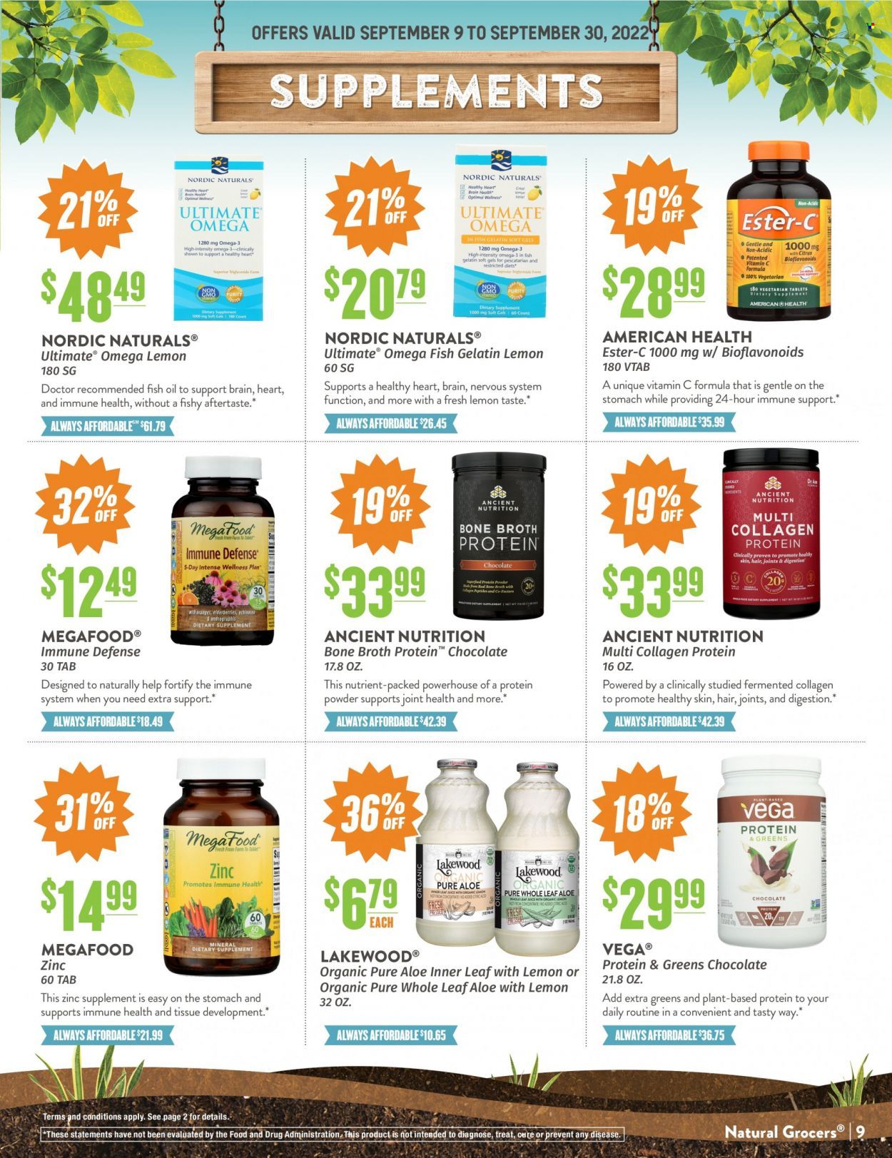 Natural Grocers Weekly Ad Flyer Specials September 9 to September 30, 2022