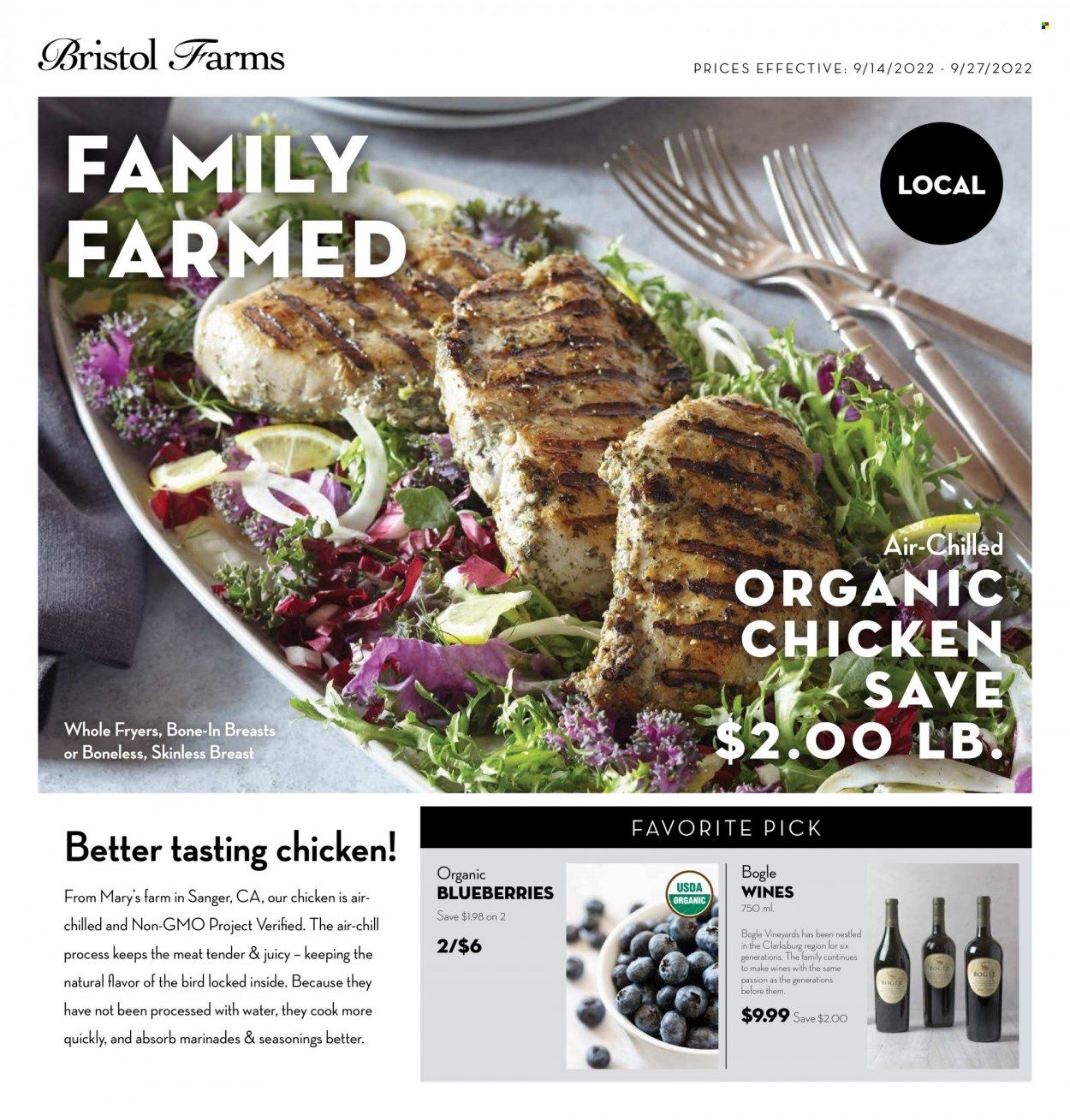 Bristol Farms (CA) Weekly Ad Flyer Specials September 14 to September 27, 2022