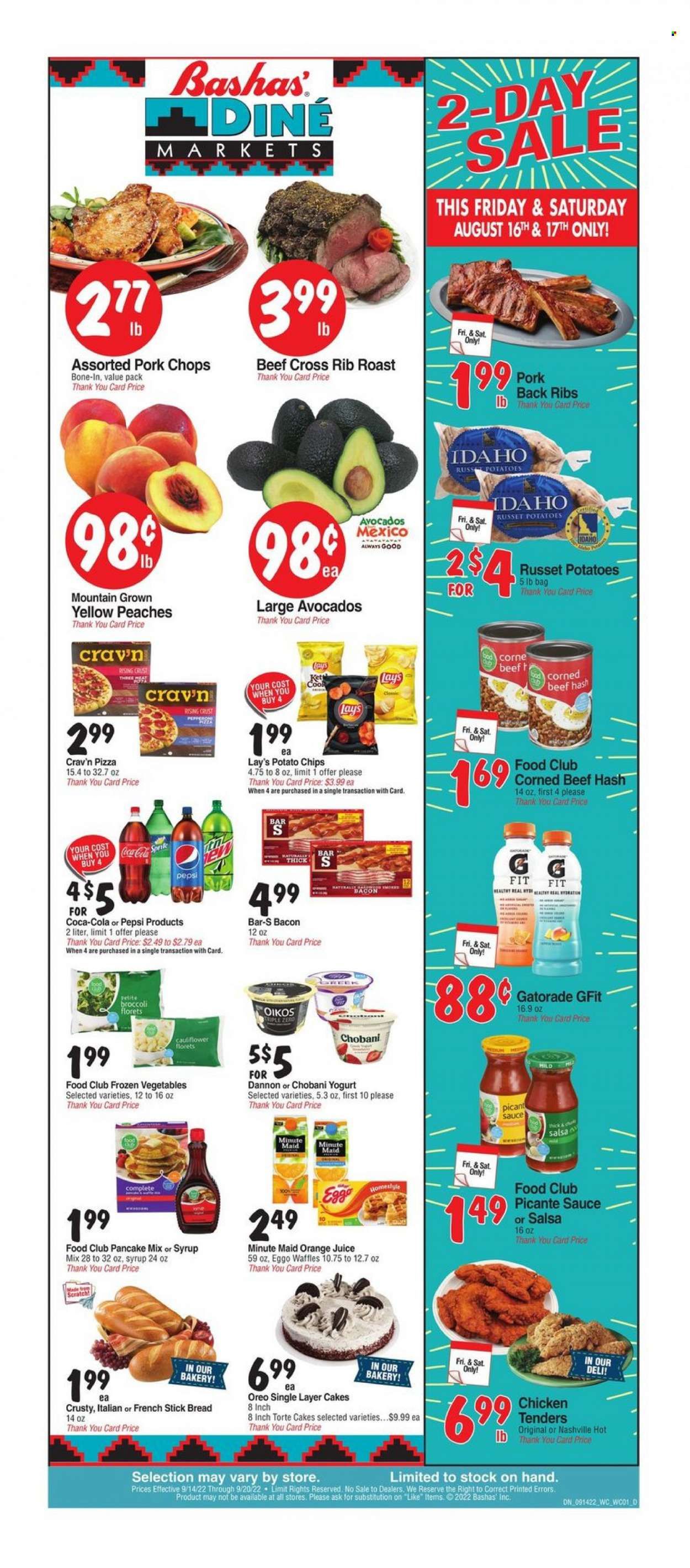 Bashas' Diné Markets (AZ, NM) Weekly Ad Flyer Specials September 14 to September 20, 2022