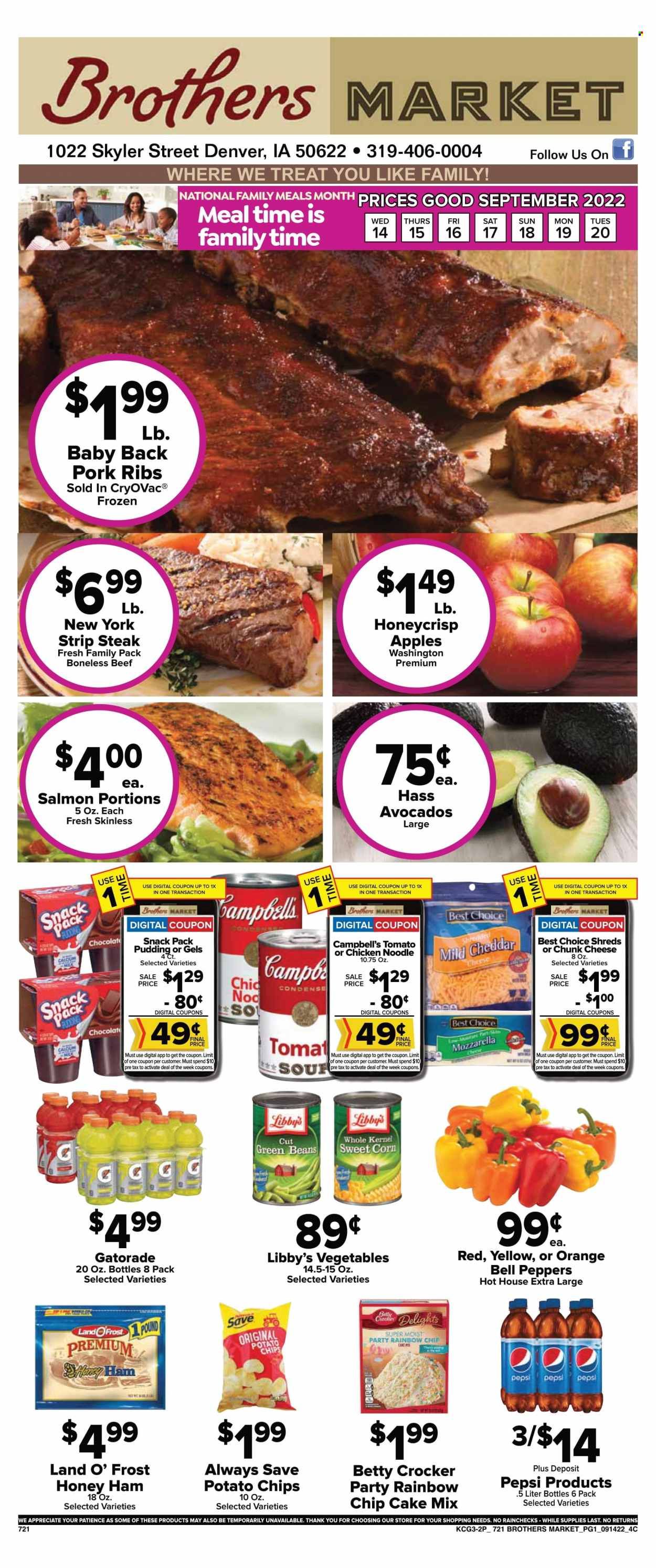 Brothers Market (IA, KS, MO) Weekly Ad Flyer Specials September 14 to September 20, 2022