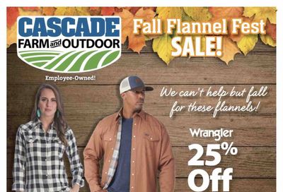 Cascade Farm And Outdoor (OR, WA) Weekly Ad Flyer Specials September 14 to September 20, 2022
