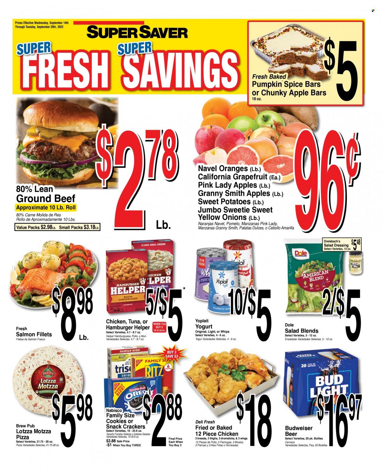 Super Saver Weekly Ad Flyer Specials September 14 to September 20, 2022
