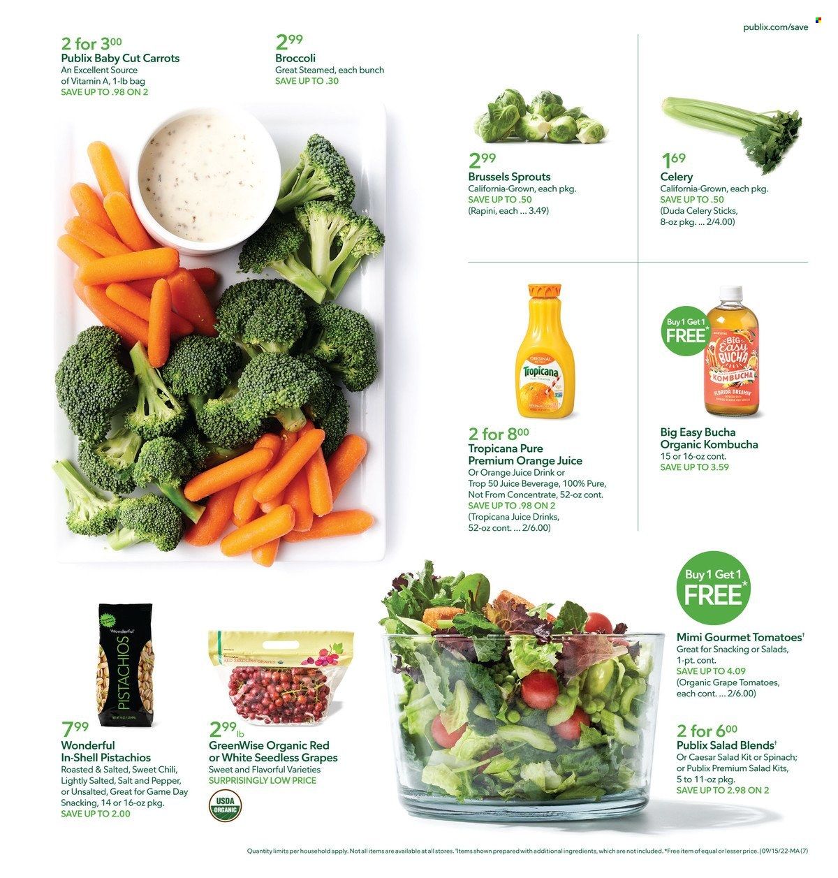 Publix (AL, FL, GA, NC, SC, TN) Weekly Ad Flyer Specials September 15 to September 21, 2022