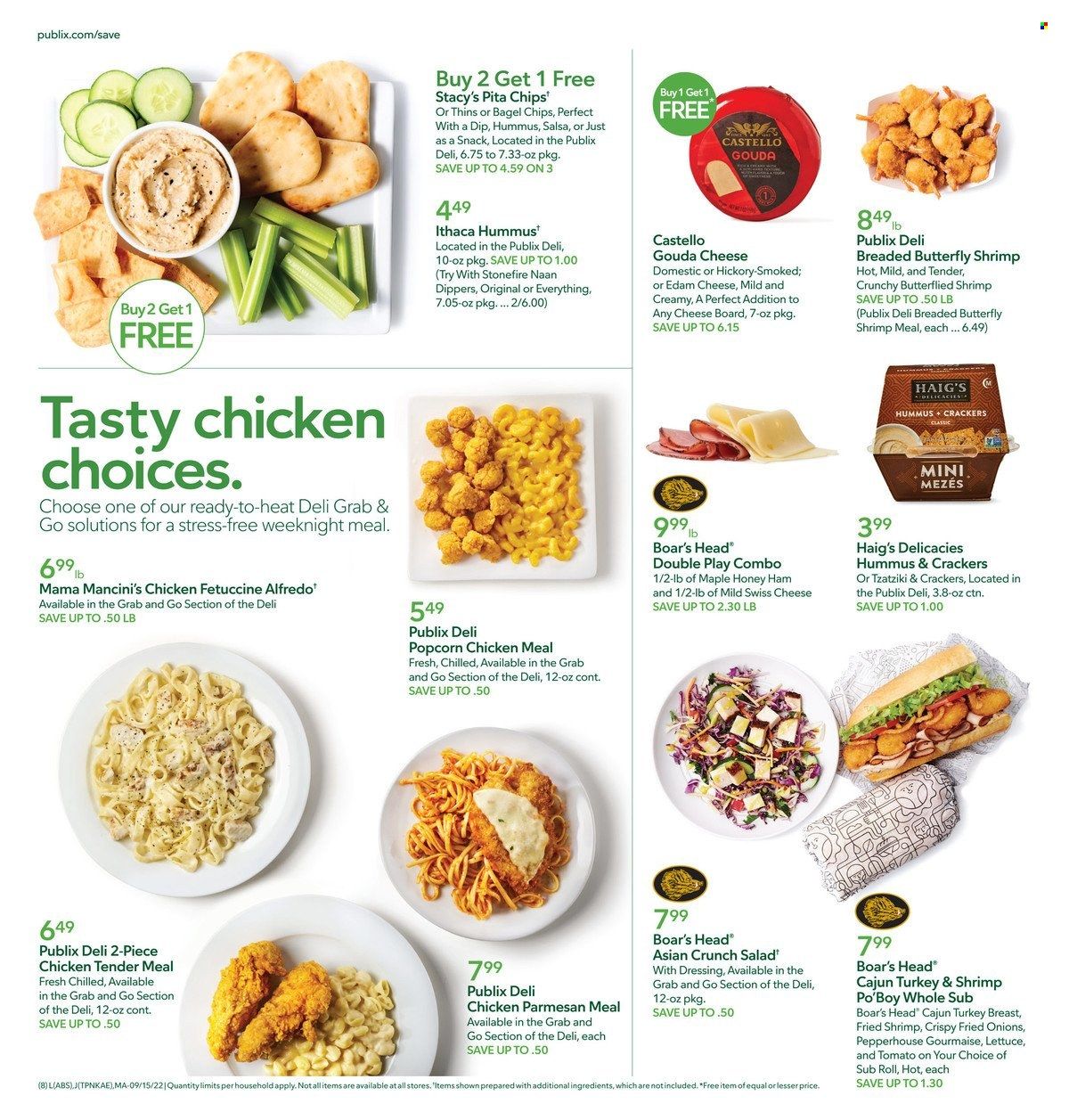 Publix (AL, FL, GA, NC, SC, TN) Weekly Ad Flyer Specials September 15 to September 21, 2022