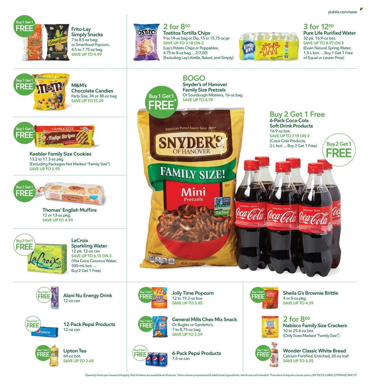 Publix (AL, FL, GA, NC, SC, TN) Weekly Ad Flyer Specials September 15 to September 21, 2022