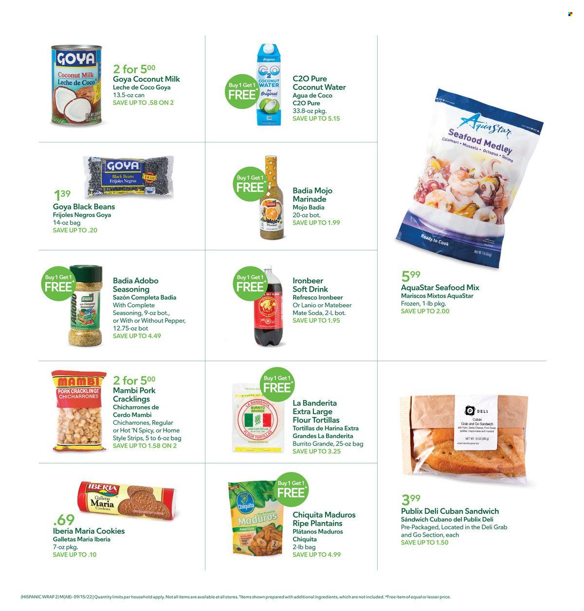 Publix (AL, FL, GA, NC, SC, TN) Weekly Ad Flyer Specials September 15 to September 21, 2022