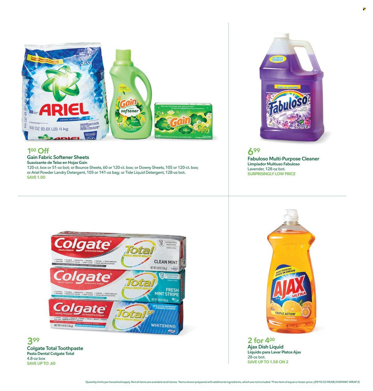 Publix (AL, FL, GA, NC, SC, TN) Weekly Ad Flyer Specials September 15 to September 21, 2022