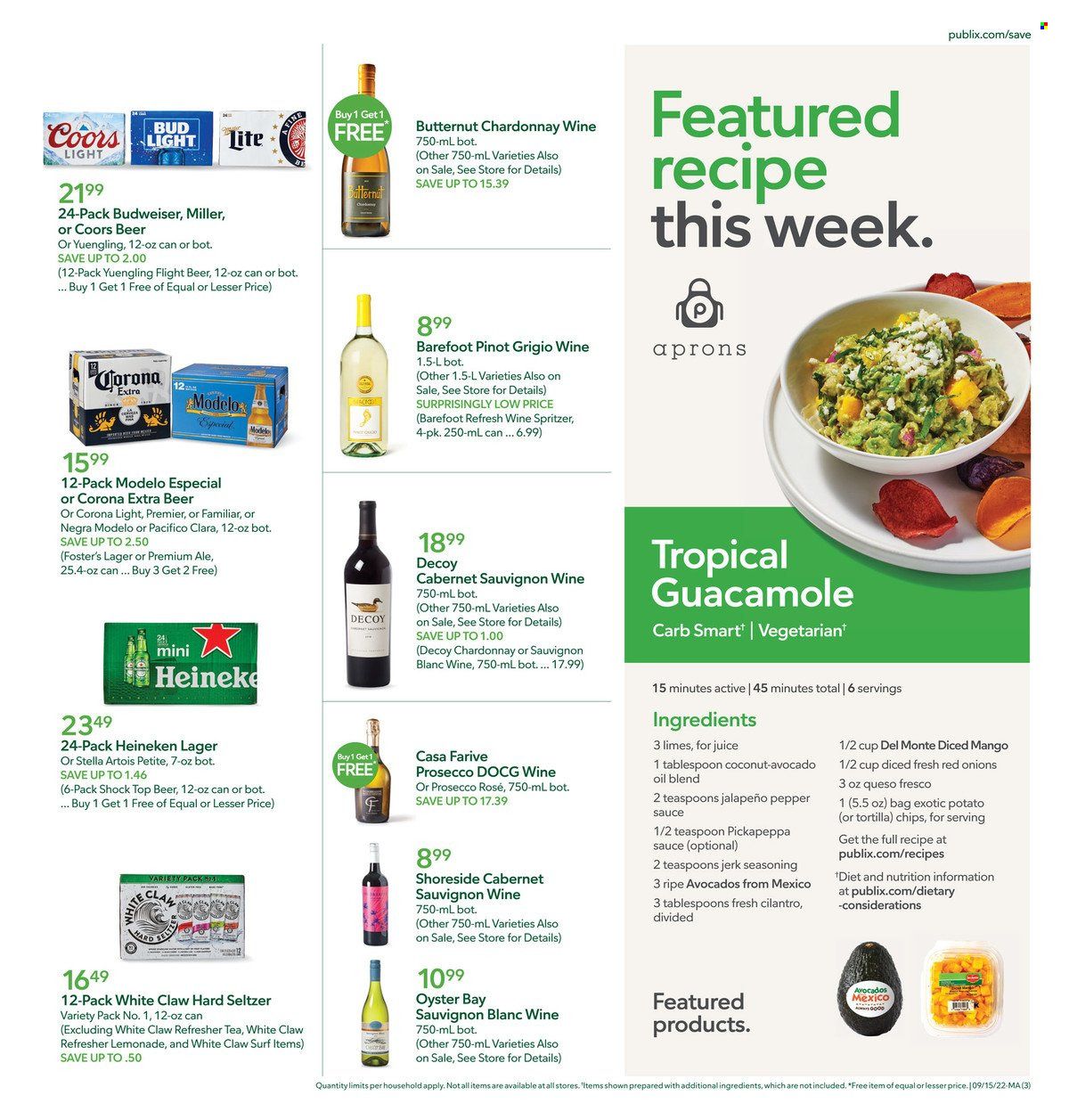 Publix (AL, FL, GA, NC, SC, TN) Weekly Ad Flyer Specials September 15 to September 21, 2022