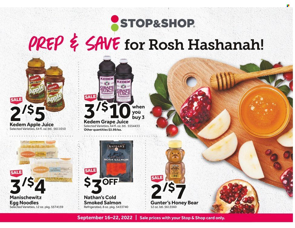 Stop & Shop (NJ) Weekly Ad Flyer Specials September 16 to September 22, 2022