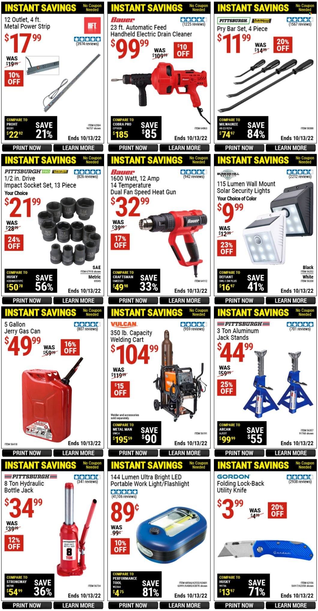 Harbor Freight Weekly Ad Flyer Specials September 15 to October 13, 2022