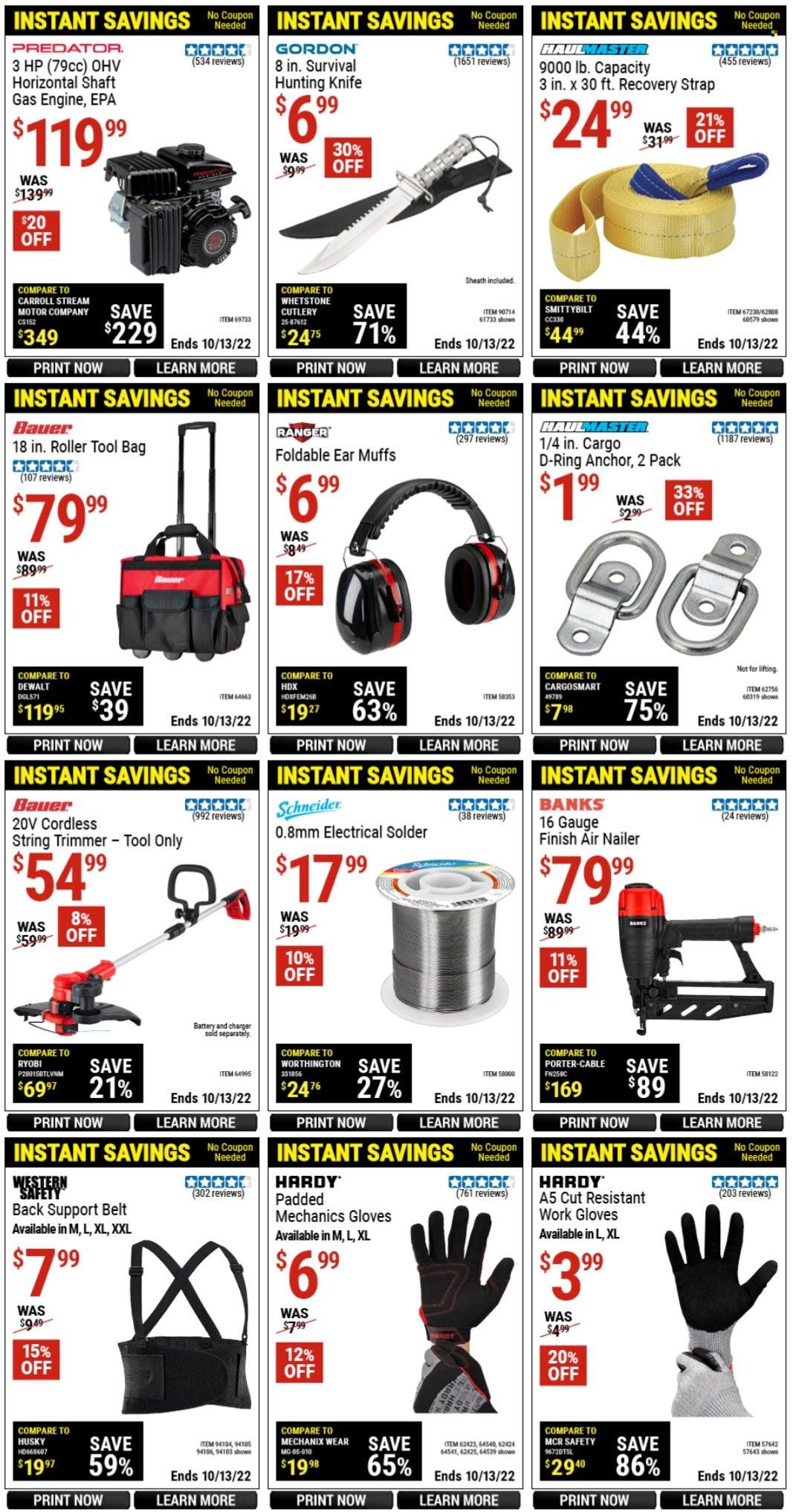 Harbor Freight Weekly Ad Flyer Specials September 15 to October 13, 2022