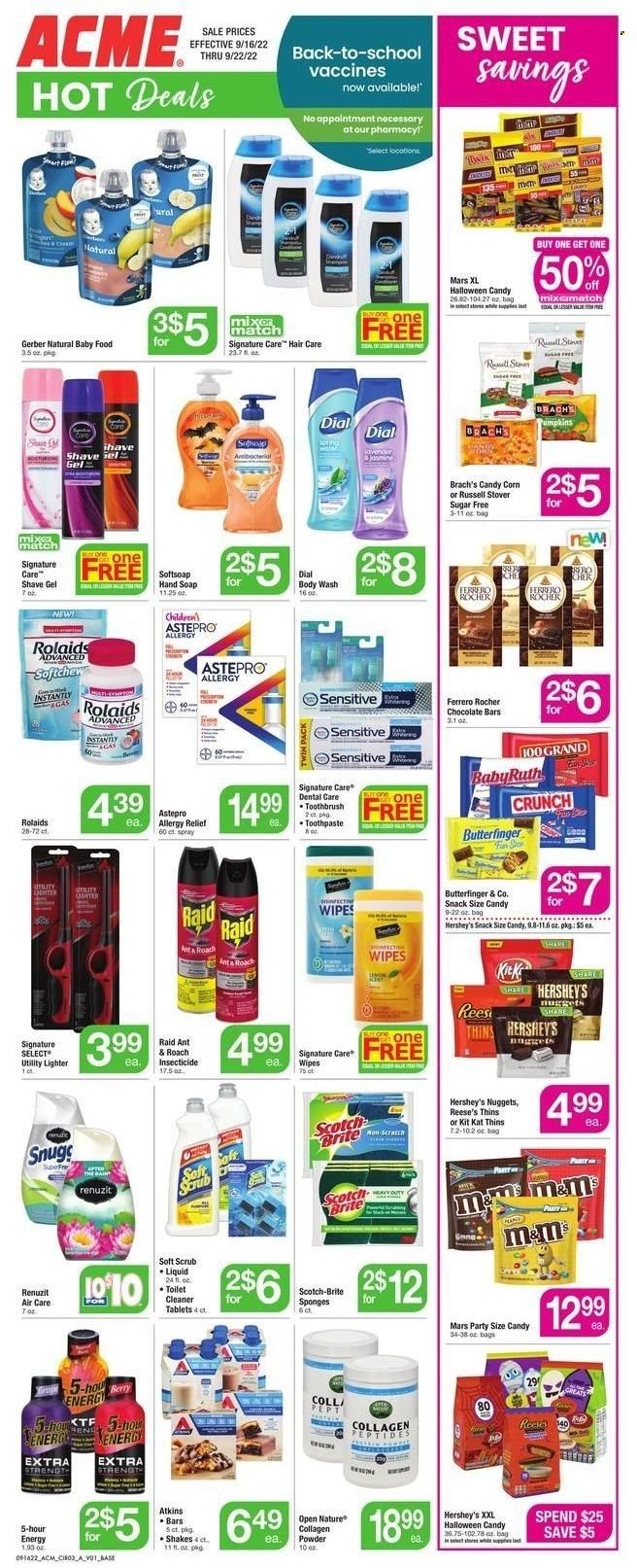 ACME (DE, NJ, NY, PA) Weekly Ad Flyer Specials September 16 to September 22, 2022