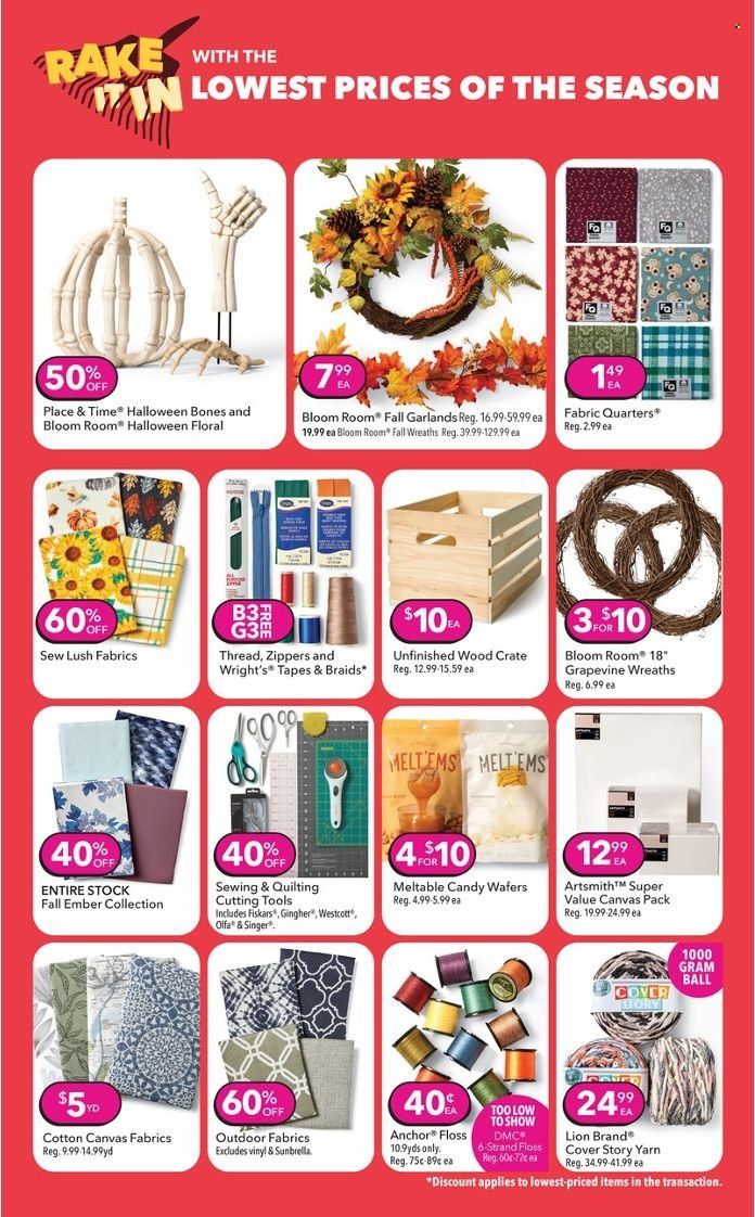JOANN Weekly Ad Flyer Specials September 15 to September 28, 2022