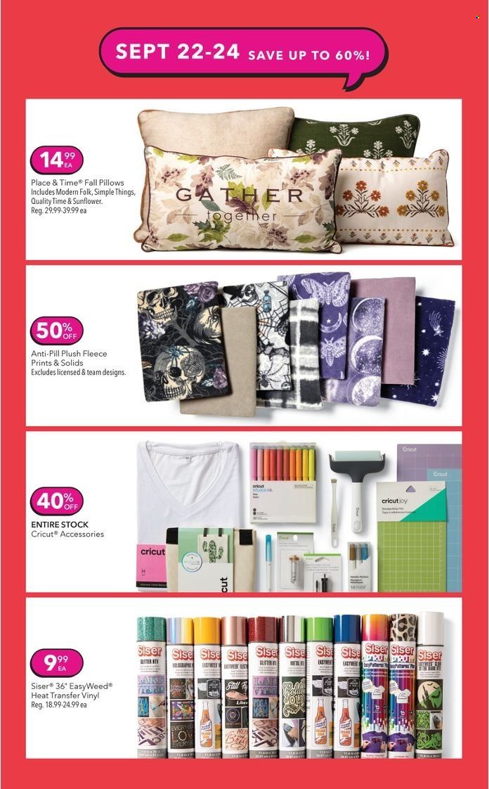 JOANN Weekly Ad Flyer Specials September 15 to September 28, 2022
