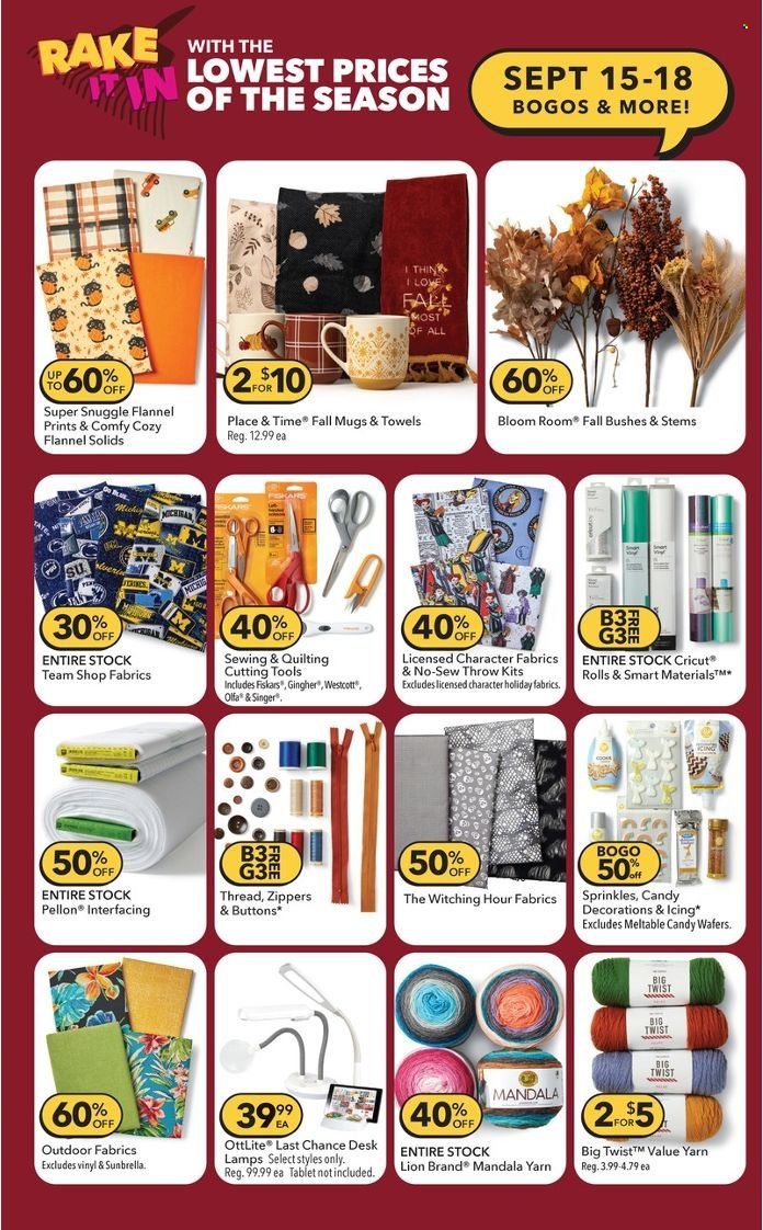 JOANN Weekly Ad Flyer Specials September 15 to September 28, 2022