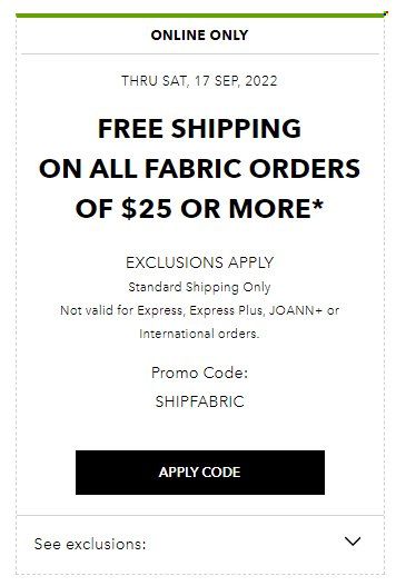 JOANN Weekly Ad Flyer Specials September 17 to September 17, 2022