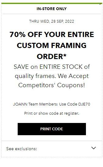 JOANN Weekly Ad Flyer Specials September 28 to September 28, 2022