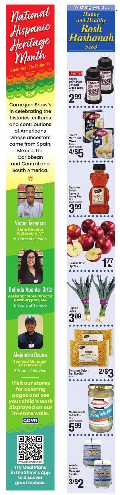 Shaw’s (MA, ME, NH, RI, VT) Weekly Ad Flyer Specials September 16 to September 22, 2022