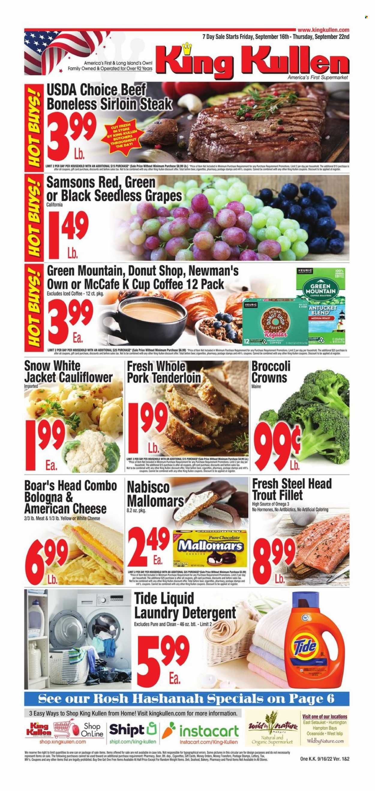 King Kullen (NY) Weekly Ad Flyer Specials September 16 to September 22, 2022