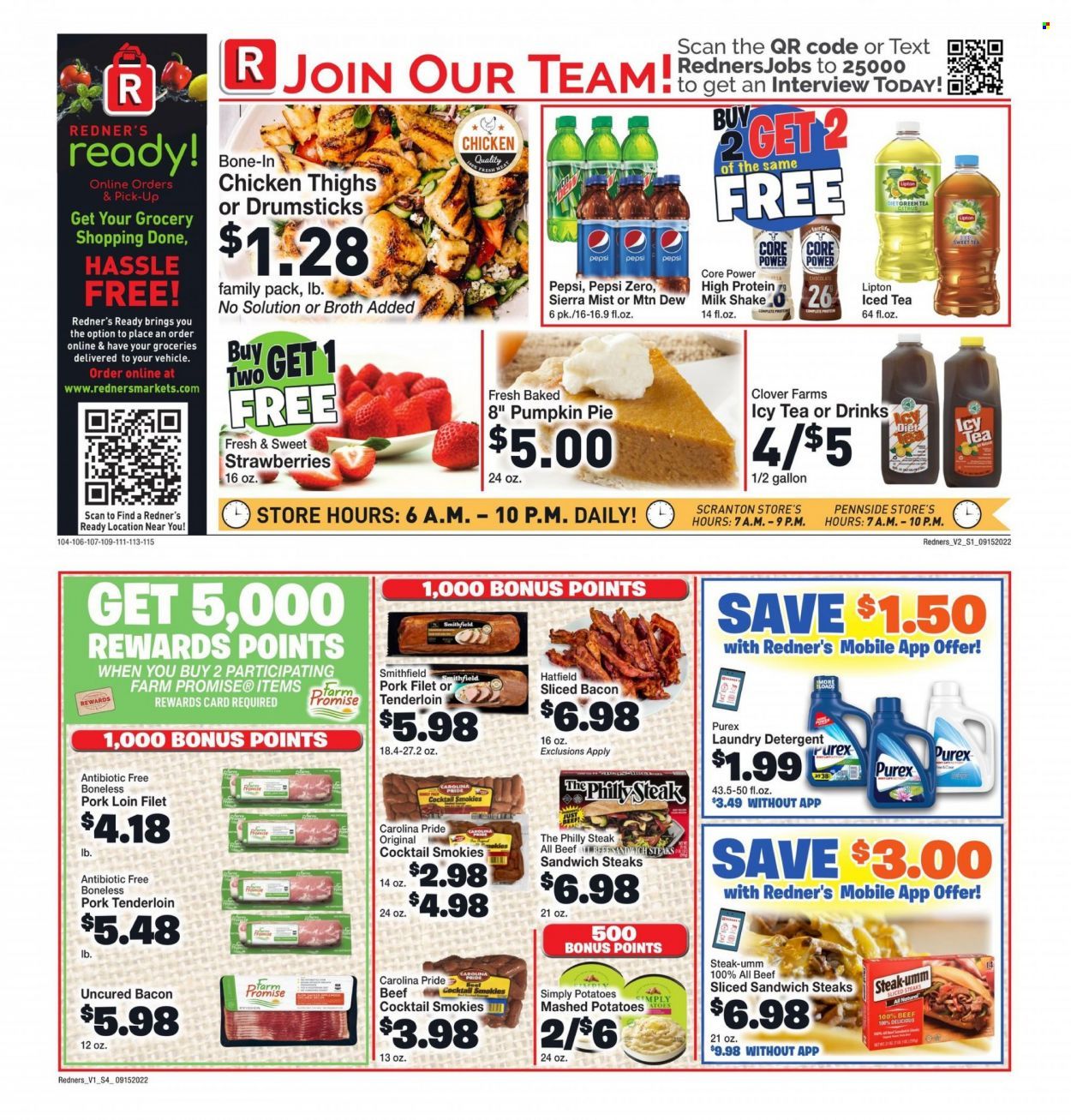 Redner's Markets (DE, MD, PA) Weekly Ad Flyer Specials September 15 to September 21, 2022