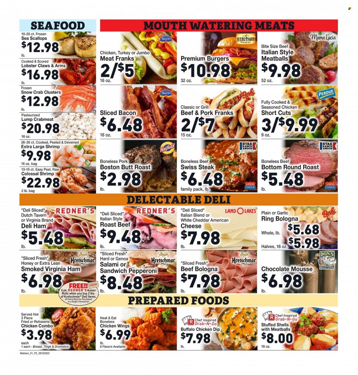 Redner's Markets (DE, MD, PA) Weekly Ad Flyer Specials September 15 to September 21, 2022