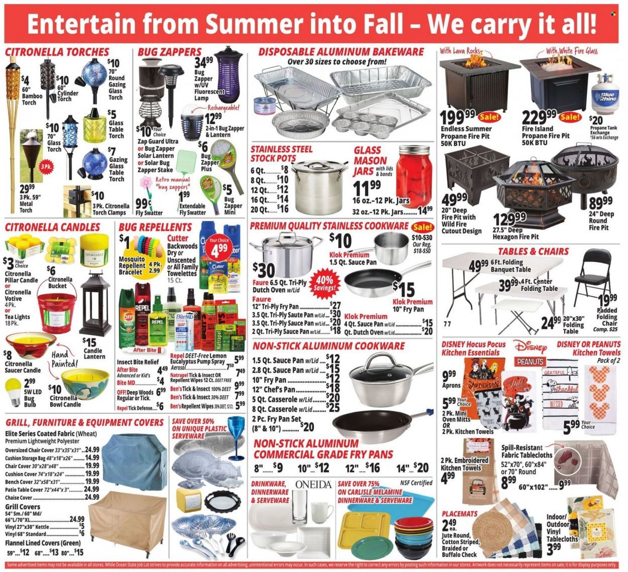 Ocean State Job Lot (CT, MA, ME, NH, NJ, NY, RI, VT) Weekly Ad Flyer Specials September 15 to September 21, 2022