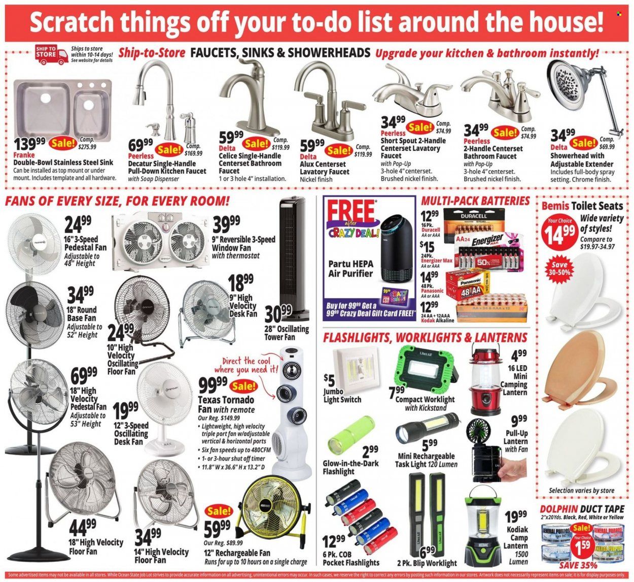 Ocean State Job Lot (CT, MA, ME, NH, NJ, NY, RI, VT) Weekly Ad Flyer Specials September 15 to September 21, 2022
