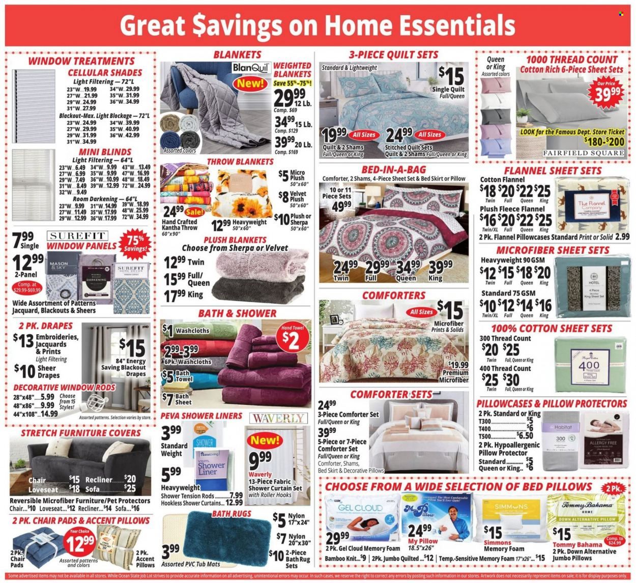 Ocean State Job Lot (CT, MA, ME, NH, NJ, NY, RI, VT) Weekly Ad Flyer Specials September 15 to September 21, 2022