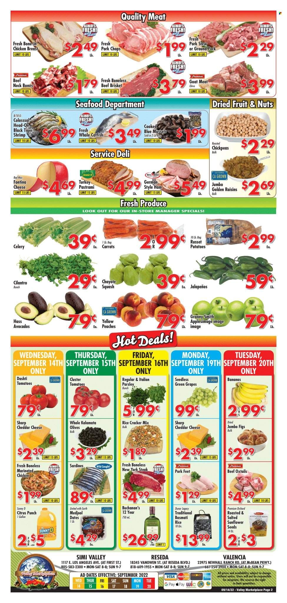 Valley Marketplace (CA) Weekly Ad Flyer Specials September 14 to September 20, 2022