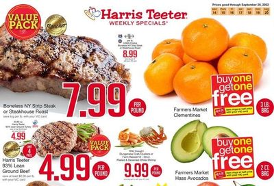 Harris Teeter Weekly Ad Flyer Specials September 14 to September 20, 2022