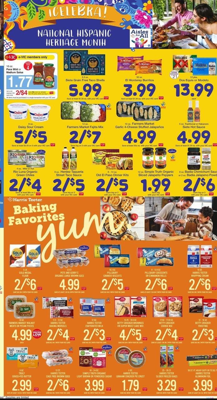 Harris Teeter Weekly Ad Flyer Specials September 14 to September 20, 2022