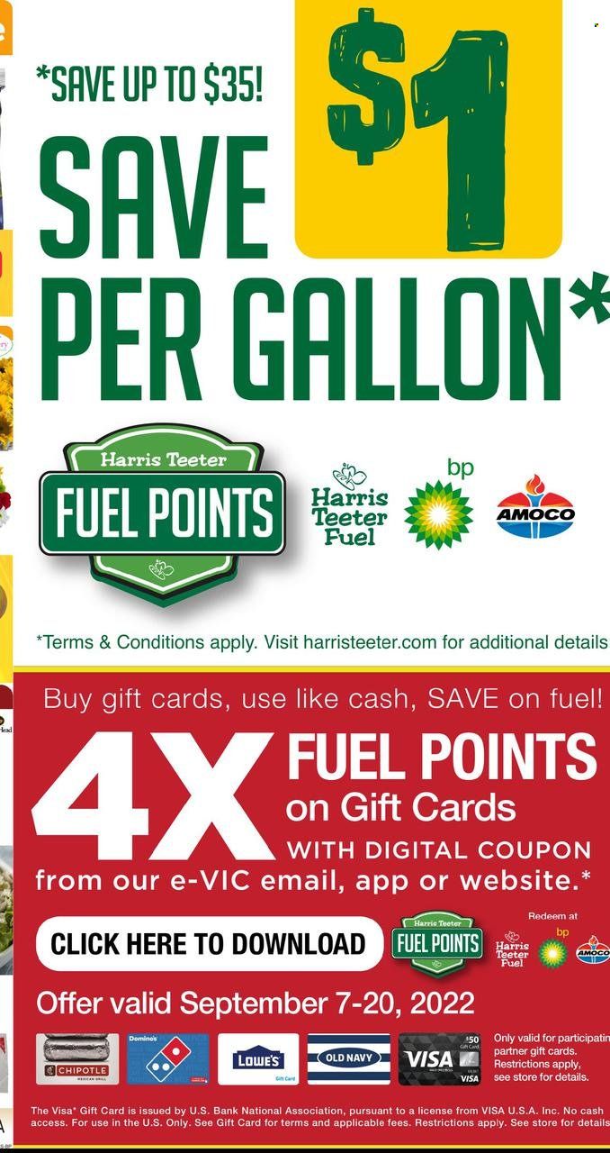 Harris Teeter Weekly Ad Flyer Specials September 14 to September 20, 2022