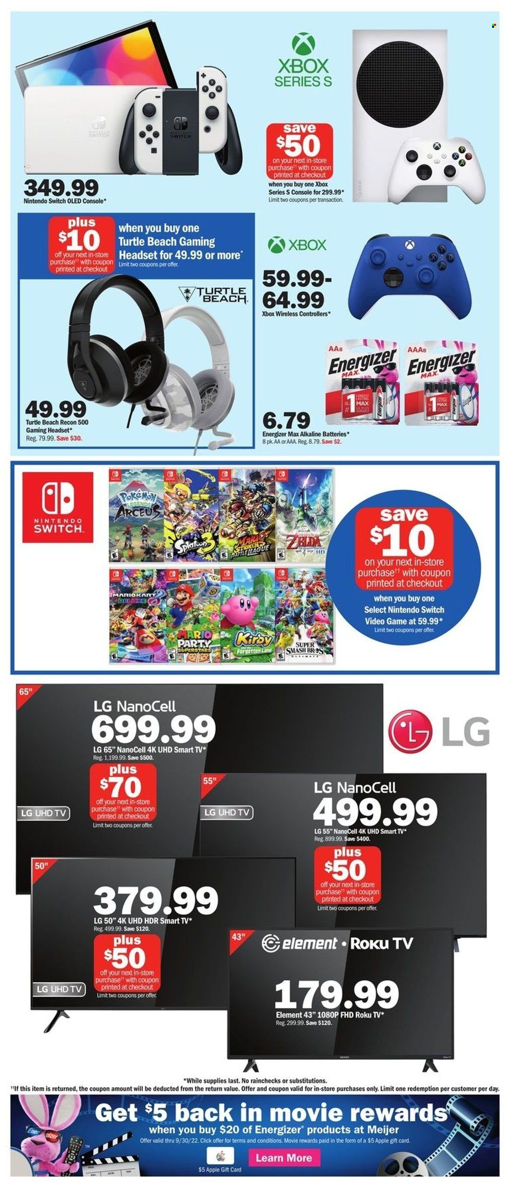 Meijer (OH) Weekly Ad Flyer Specials September 18 to September 24, 2022