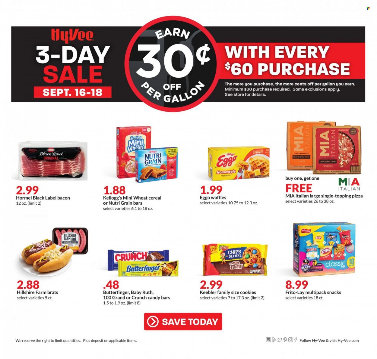 Hy-Vee (IA, IL, MN, MO, SD) Weekly Ad Flyer Specials September 16 to September 18, 2022